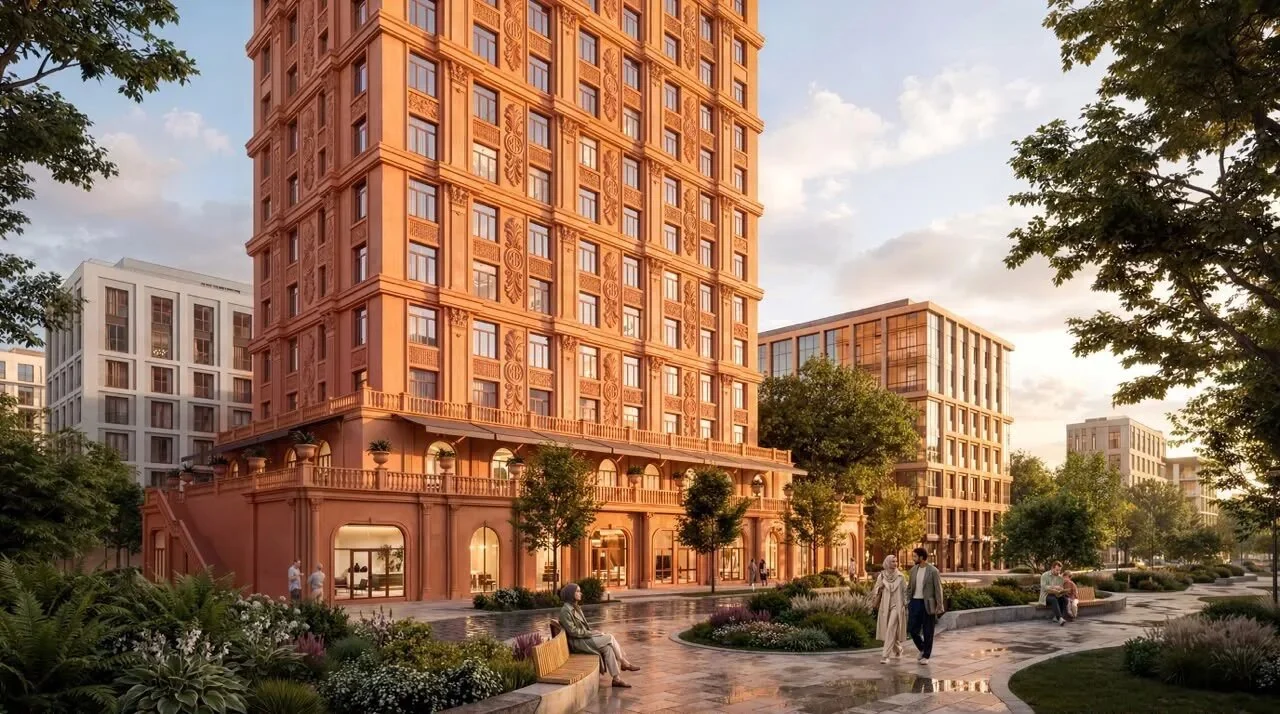 Фасад Bellagio Residences